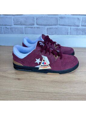 ⭐Converse CL98 Suede Low Black Deep Bordeaux Gum 8.5 Mens Shoes Sneakers A15607C